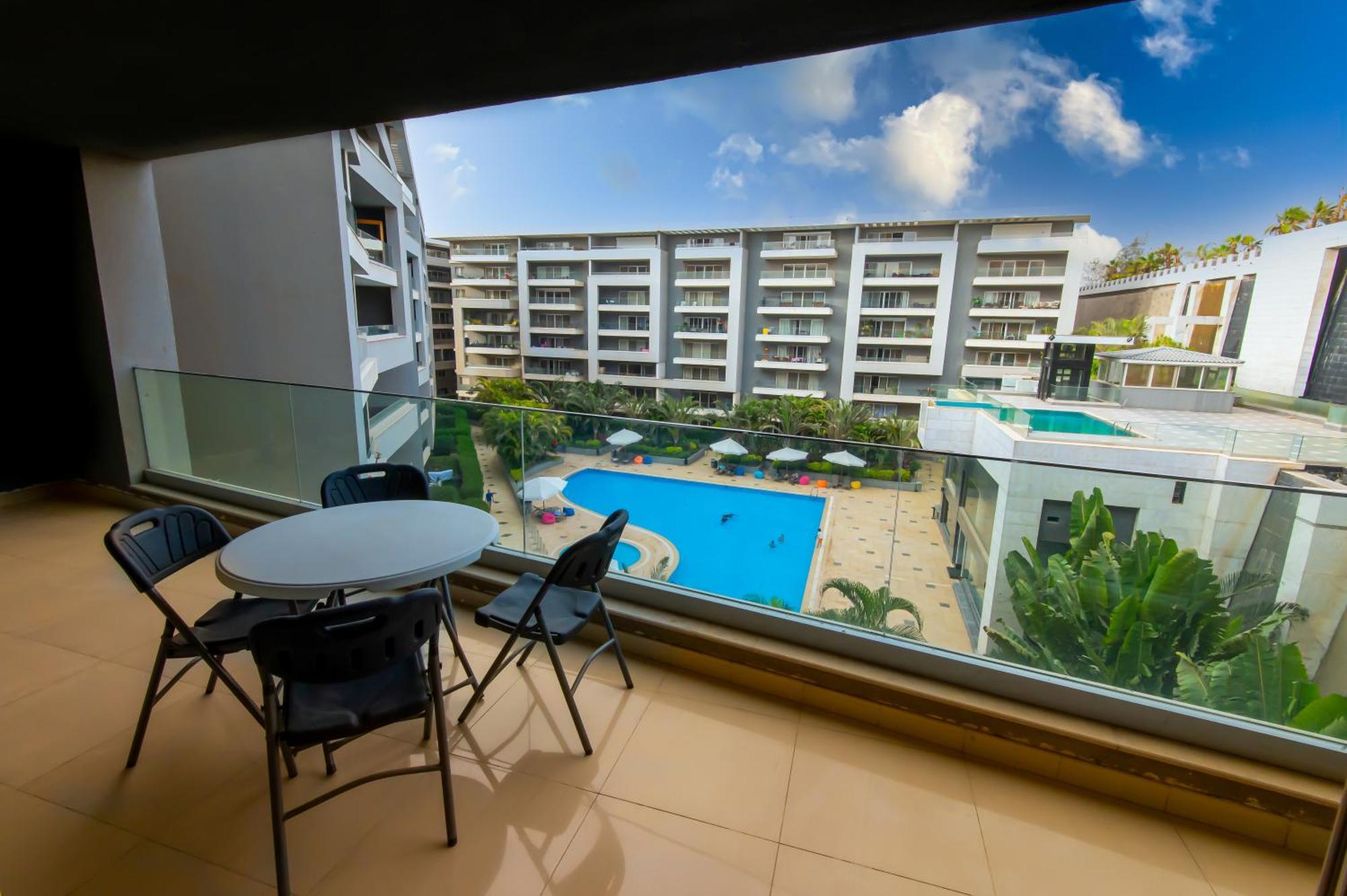 Ocean Blue Apartments Kairo Exterior foto